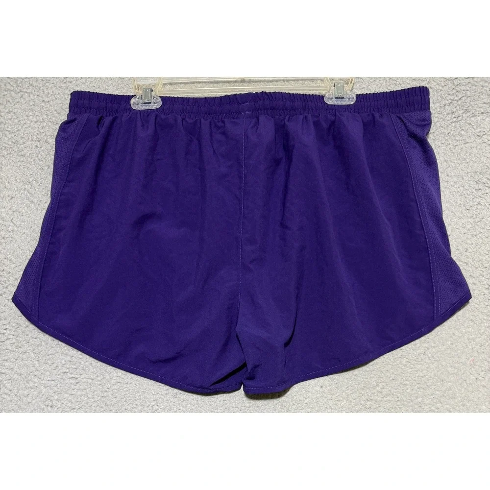 NEW Under Armour Heatgear mens Loose shorts Mens 2XL Purple running gym